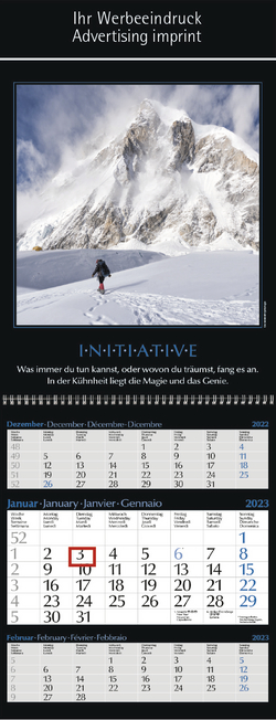 Cover zu Motivation Faltkalender