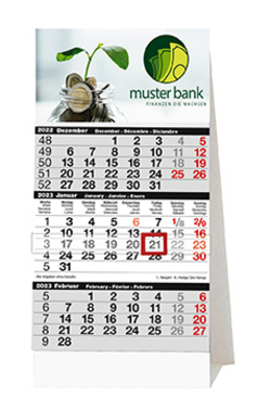 Cover zu 3-Monats-Planer Tischkalender